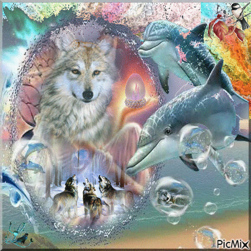loup dauphin